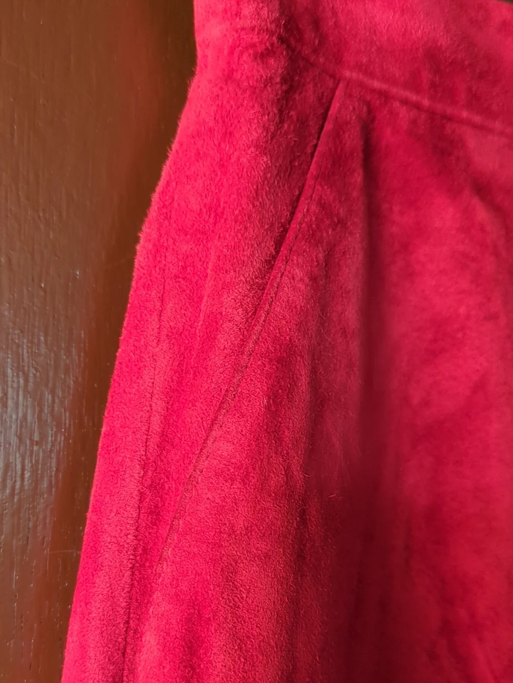 Evan Davies elegant red